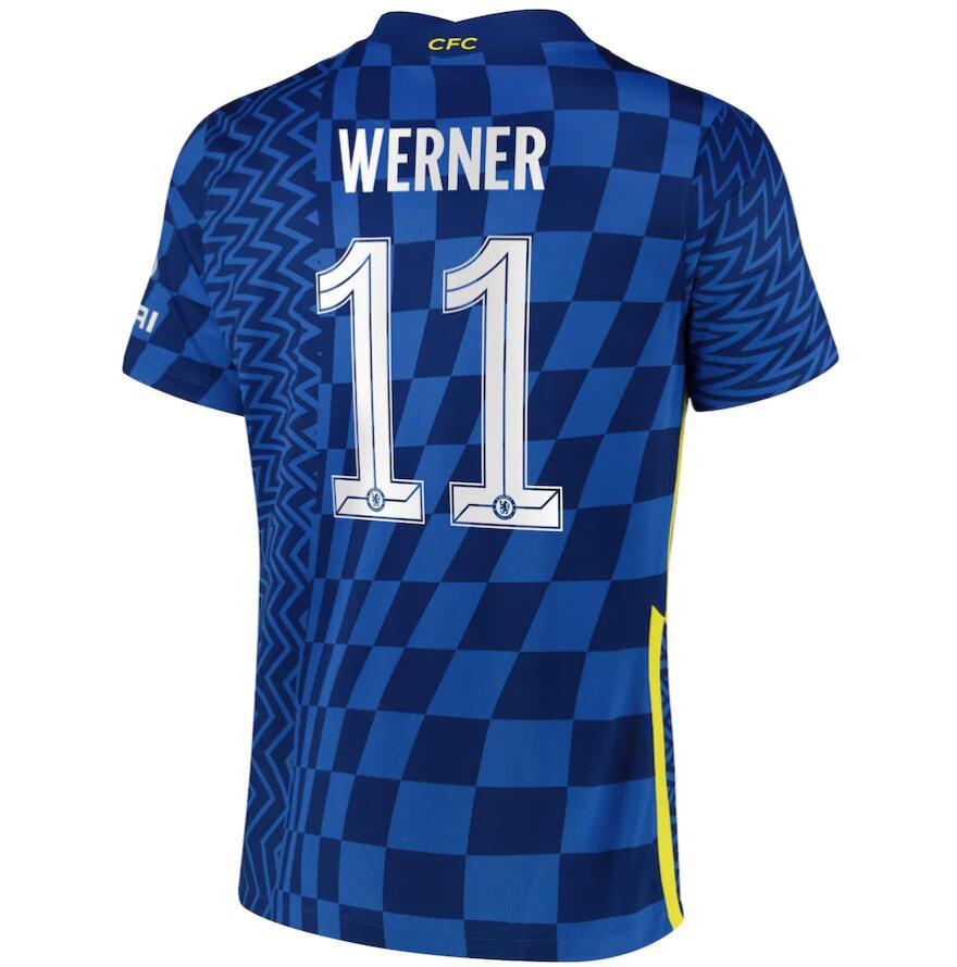 2021/22 Chelsea Cup Home Kit Soccer Jersey with Werner 11 printing